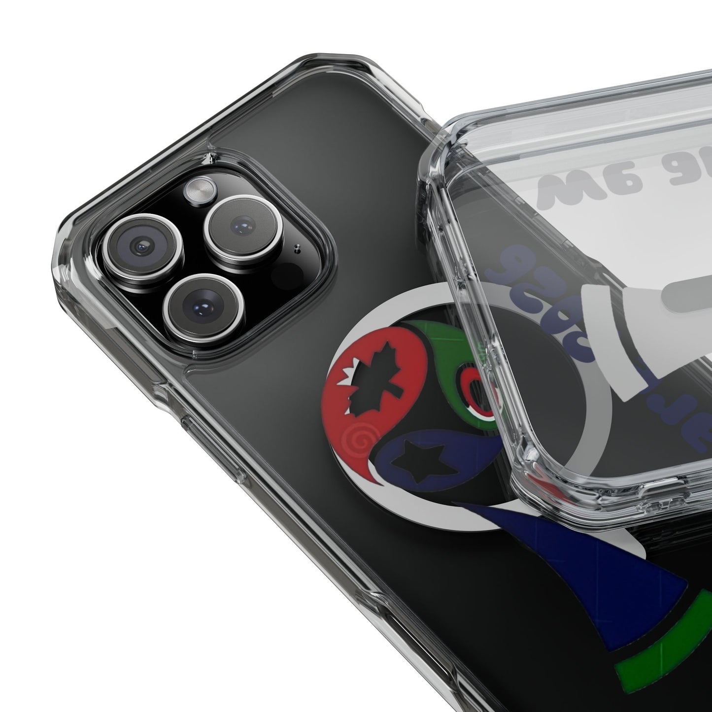 2026 World Cup Clear Magnetic Phone Case — "We Are 2026" Abstract Globe Design