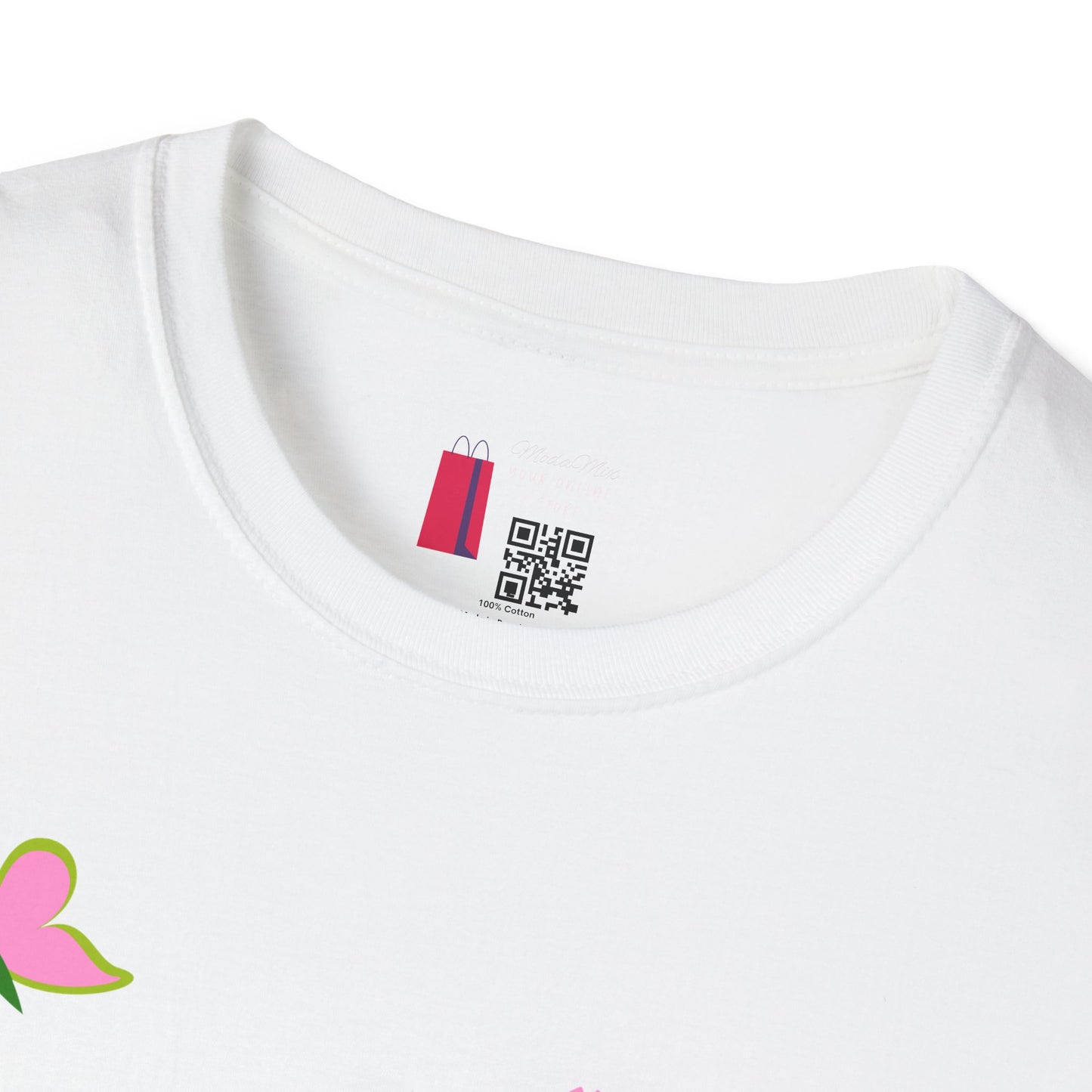 T-Shirt — "You Make Me Happy" Pink Floral Cotton Tee