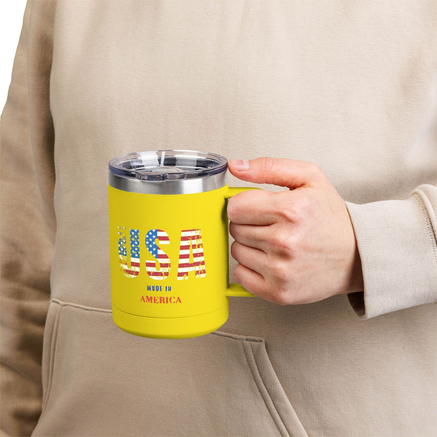 Coffee Mug Tumbler - 4th of July Celebration 15oz