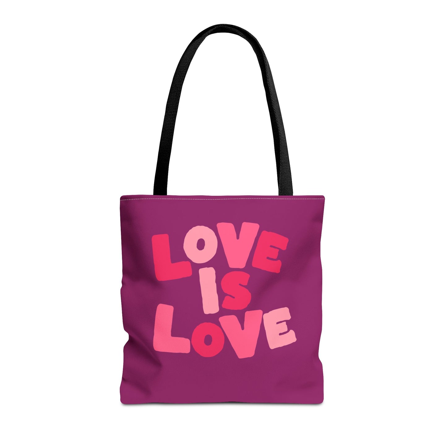 Love Is Love Tote Bag — Bright Pride Statement Tote for Everyday Use