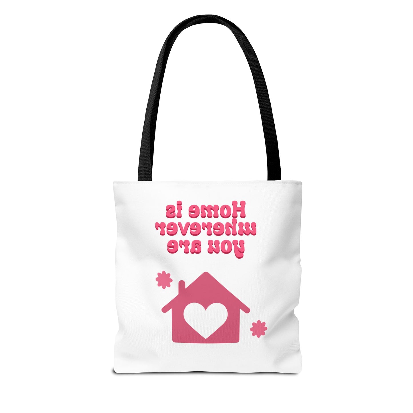 Valentine Love Tote Bag — Romantic Heart Print