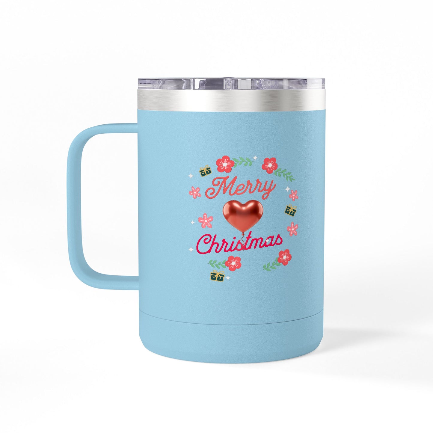 Christmas Coffee Mug Tumbler, 15oz