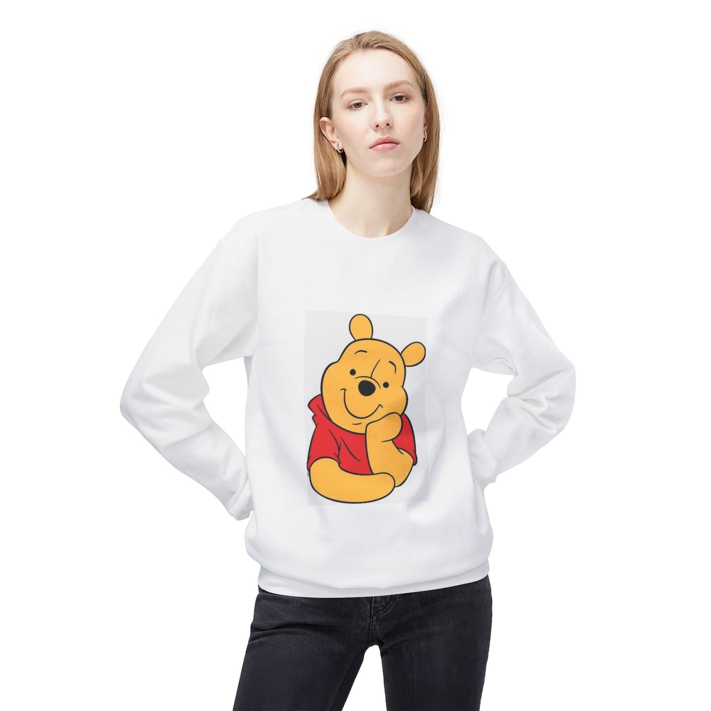 Playful Bear Crewneck Sweatshirt — Cute Cartoon Graphic Pullover