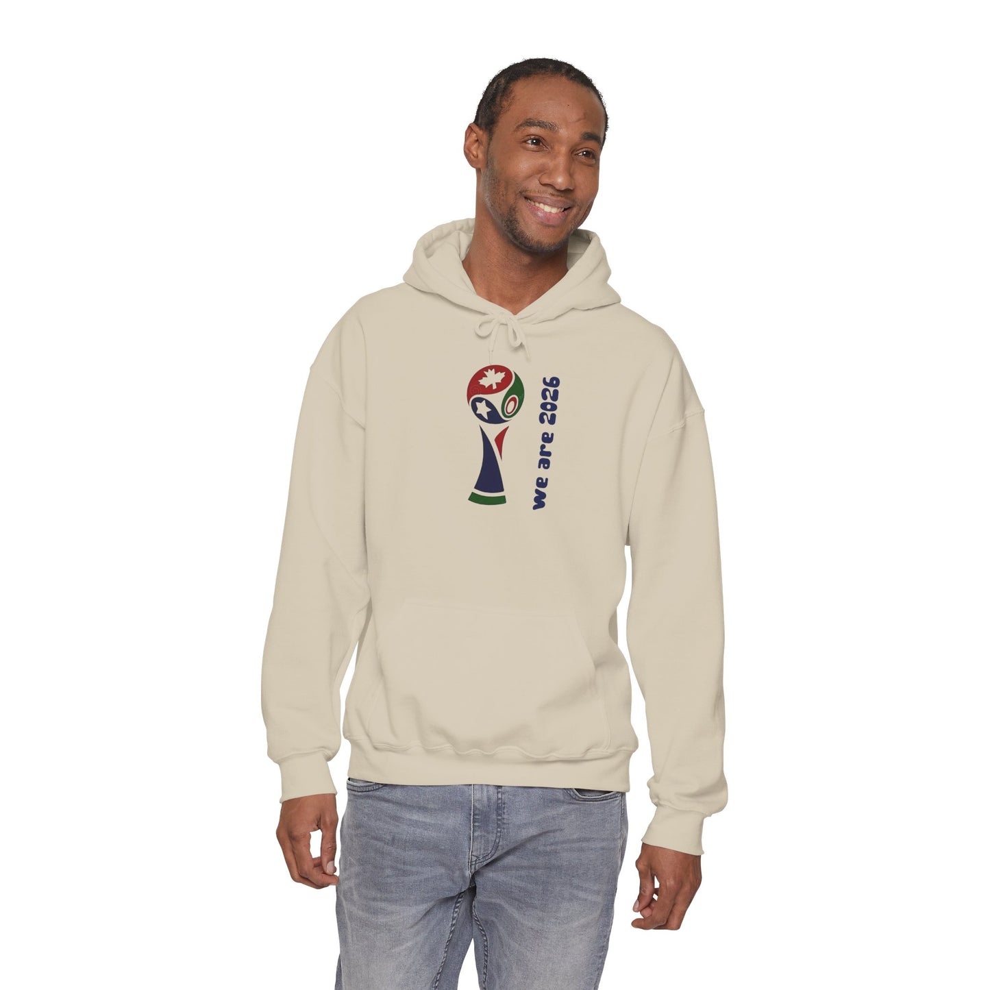 World Cup Trophy Hoodie – “we are 2026” Soccer Fan Sweatshirt