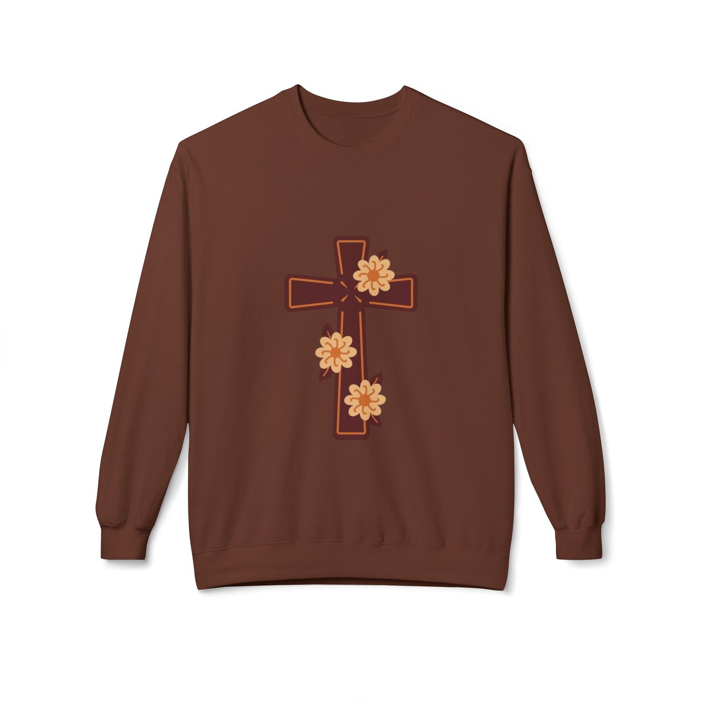 Floral Cross Sweatshirt