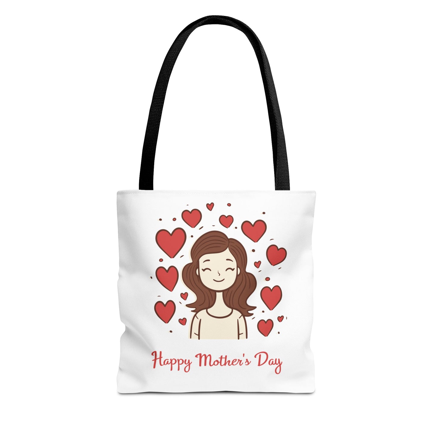 Mother's Day Hearts Tote Bag — Happy Mother's Day Gift Tote