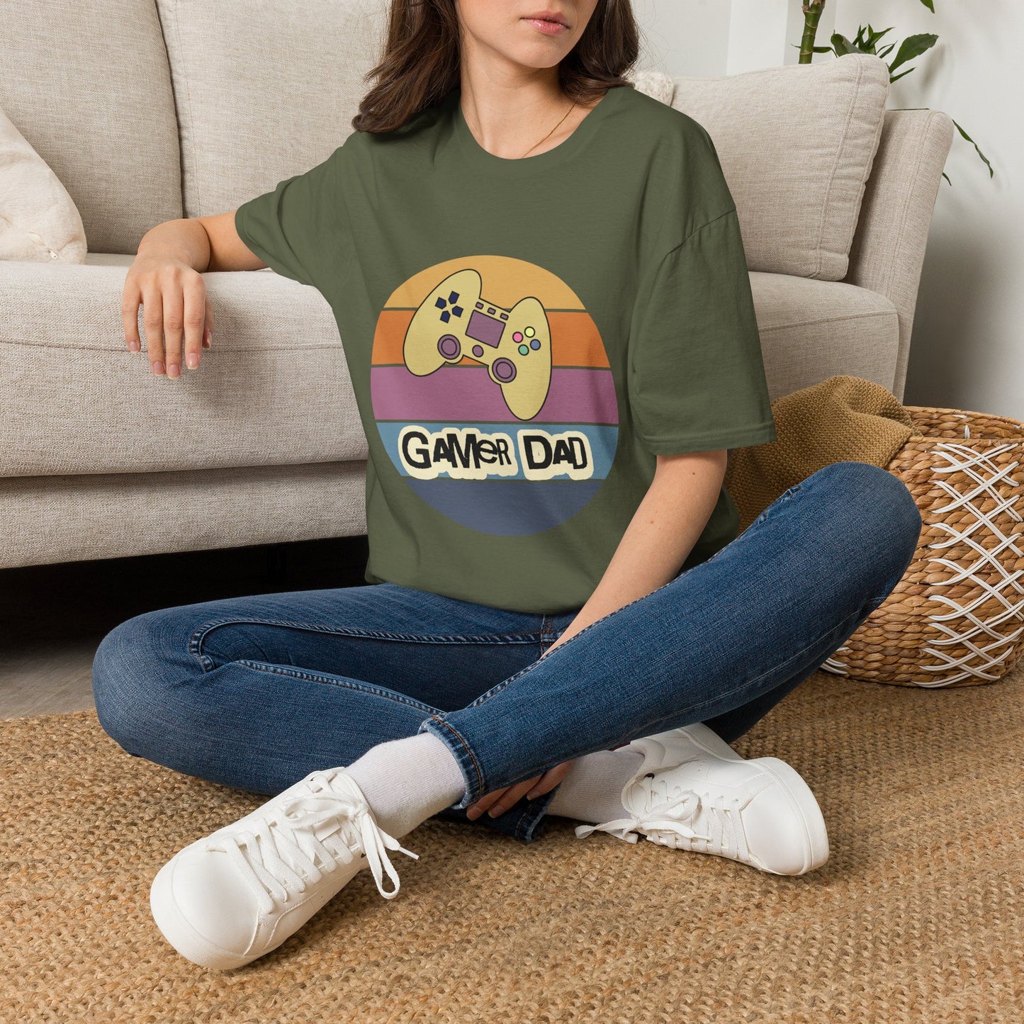Gamer Dad T-Shirt — Retro Controller Father’s Day Tee