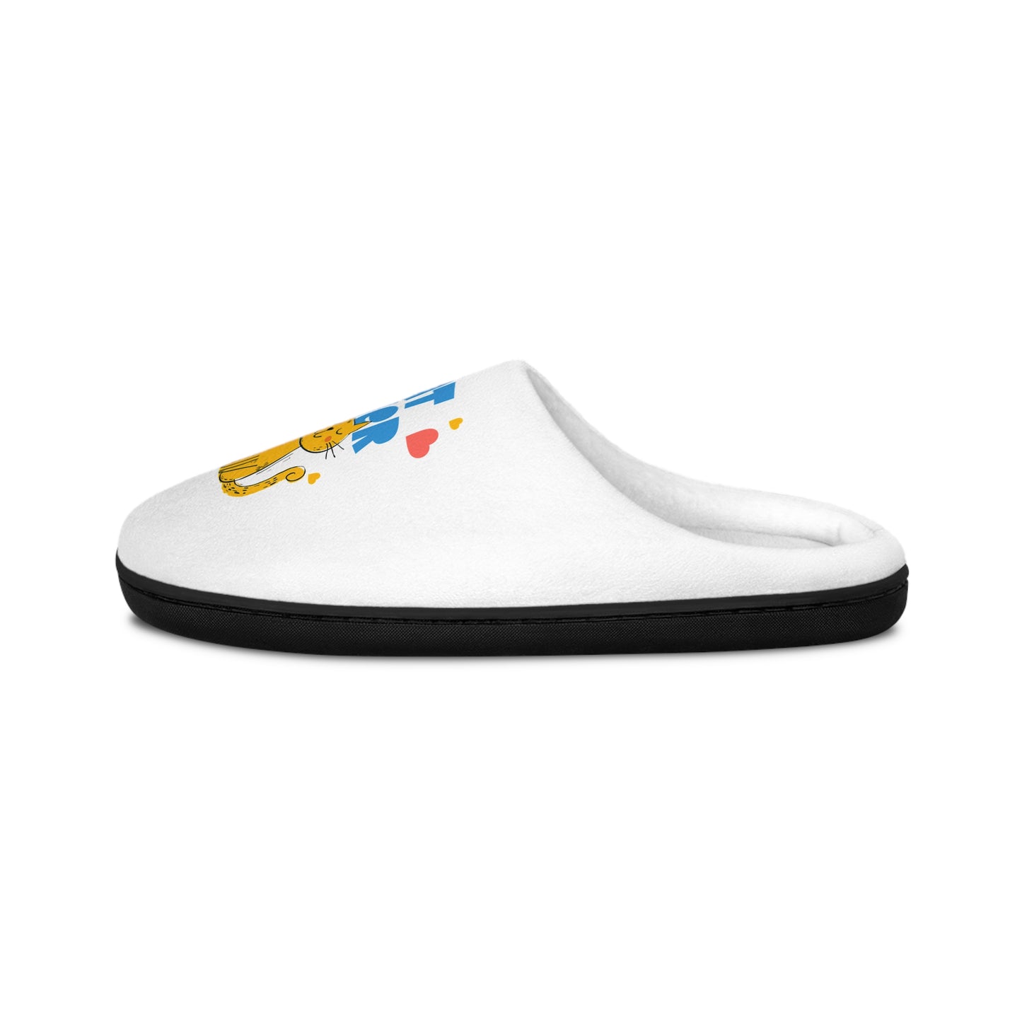 Women's Cozy Cat Lover Indoor Slippers — Cute Cat Graphic